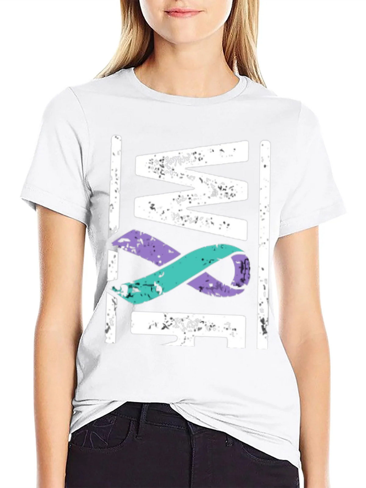 WE Ribbon Awareness T-Shirt product image 8