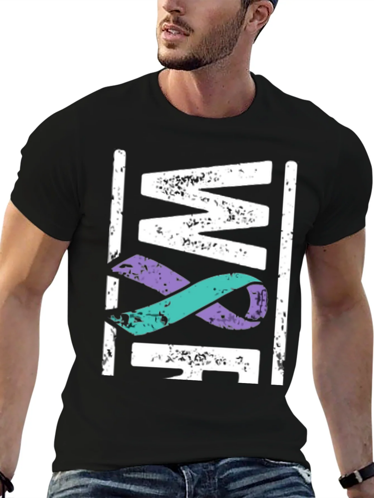 WE Ribbon Awareness T-Shirt product image 6