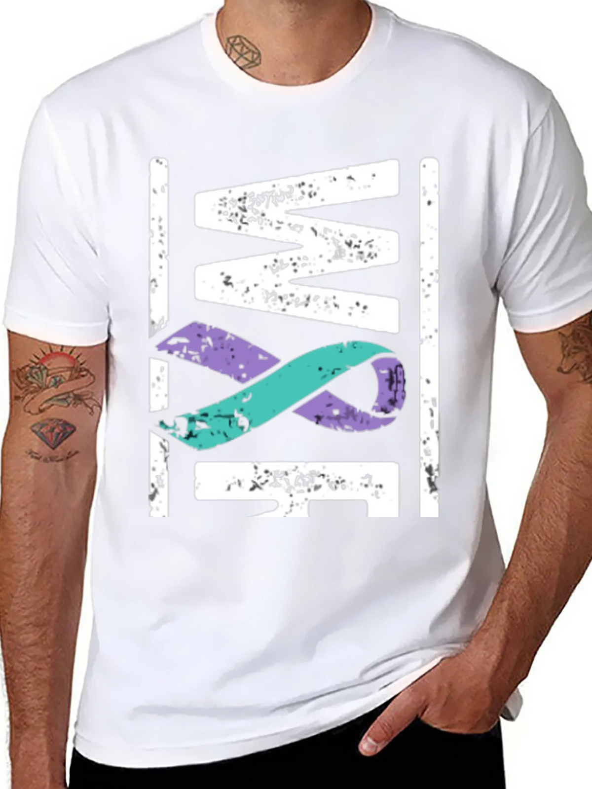 WE Ribbon Awareness T-Shirt product image 7
