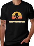 New Hampshire Bigfoot T-Shirt - Retro Sunset Design product image 1