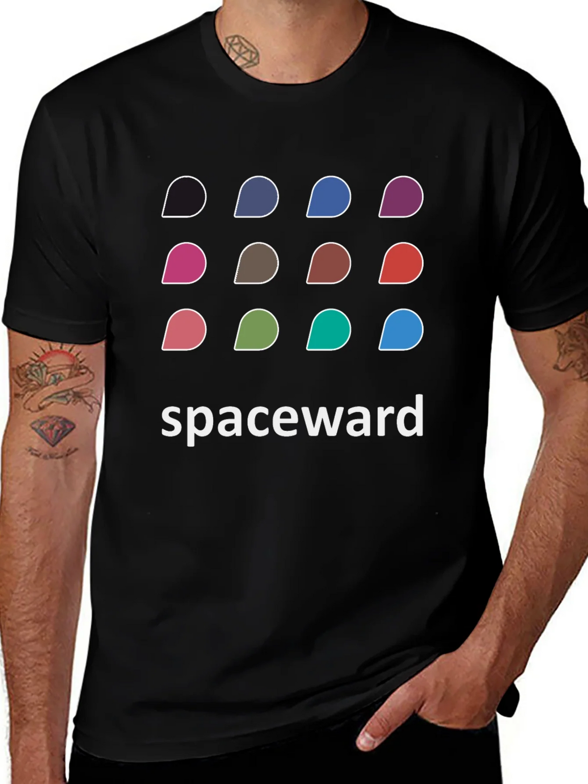 Spaceward Graphic Tee - Modern Casual Wear product image 1