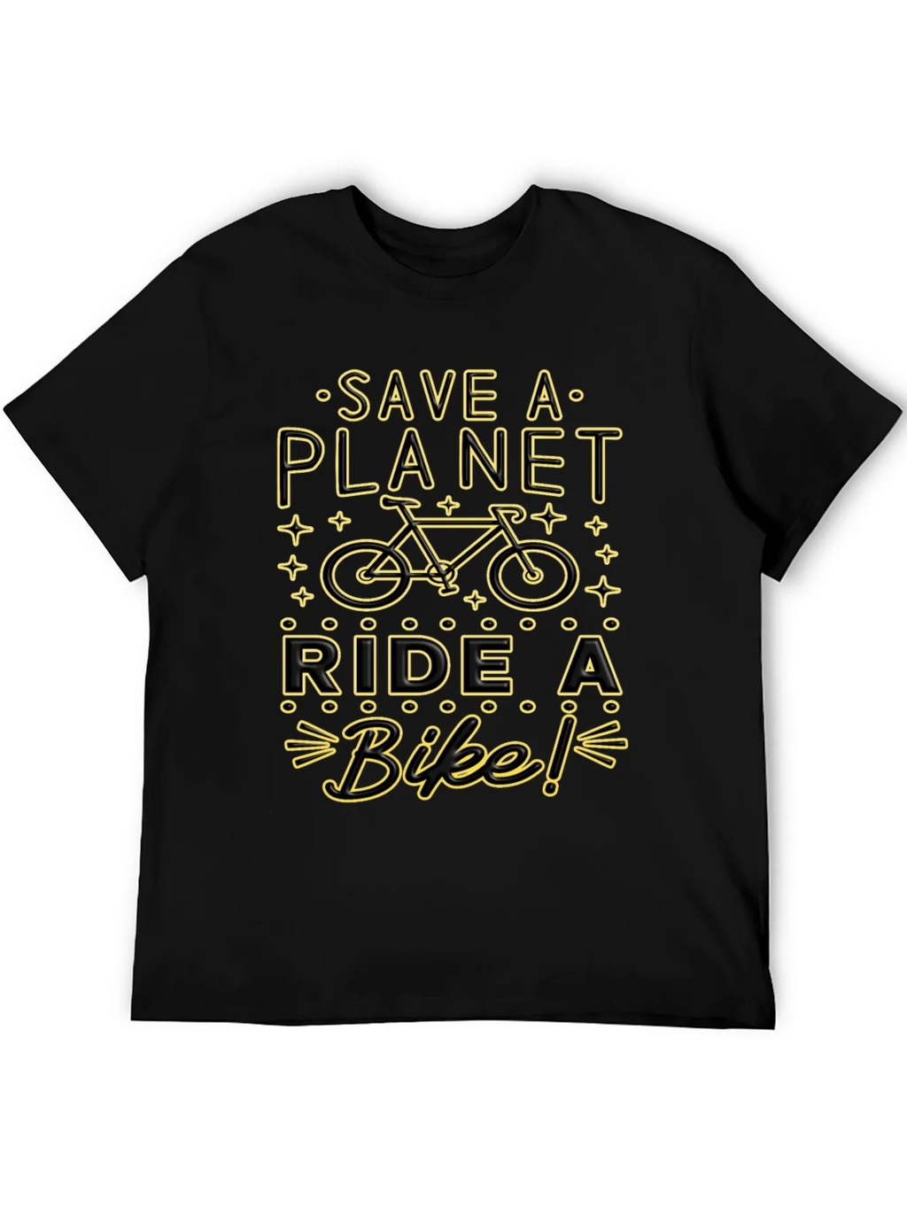 Save the Planet Ride a Bike Graphic Tee product image 5