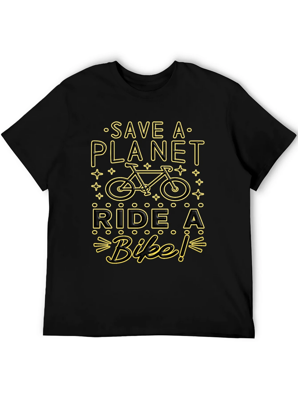Save the Planet Ride a Bike Graphic Tee product image 5