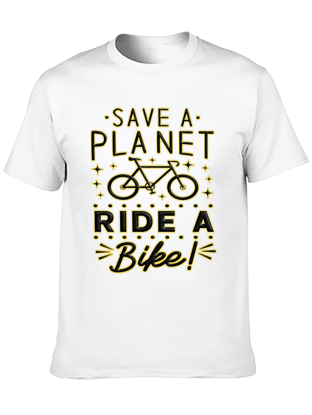 Save the Planet Ride a Bike Graphic Tee product image 9