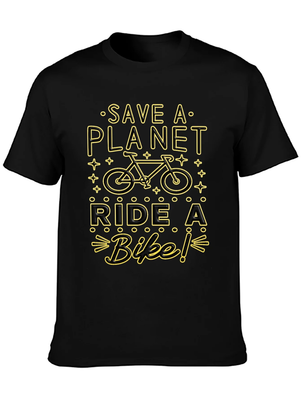 Save the Planet Ride a Bike Graphic Tee product image 3