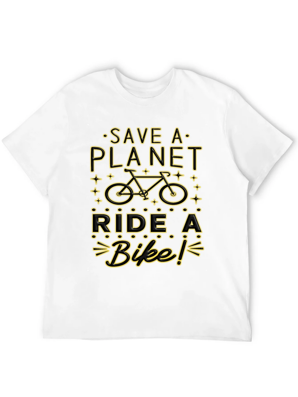 Save the Planet Ride a Bike Graphic Tee product image 11