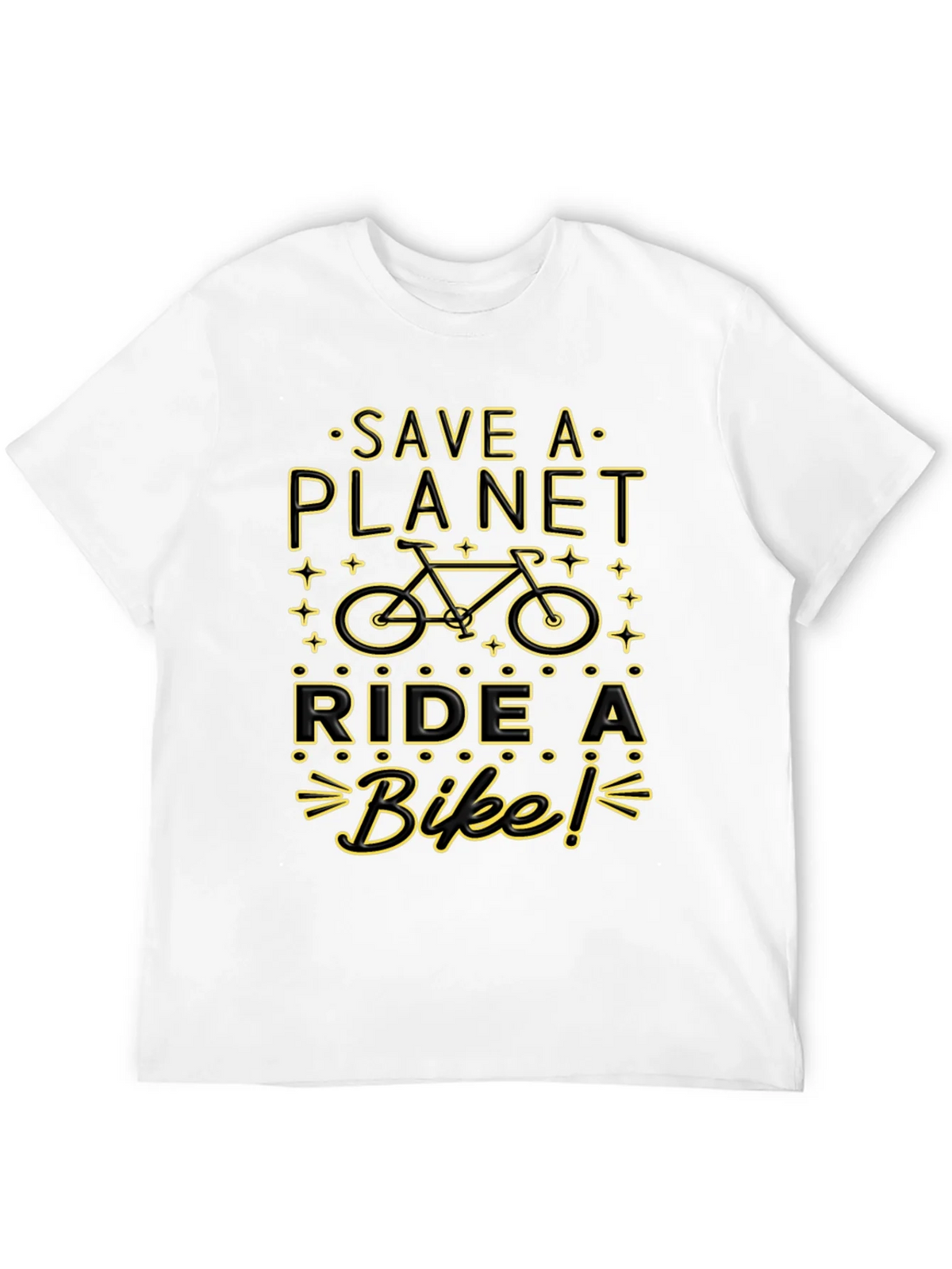 Save the Planet Ride a Bike Graphic Tee product image 11