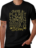 Save the Planet Ride a Bike Graphic Tee product image 1