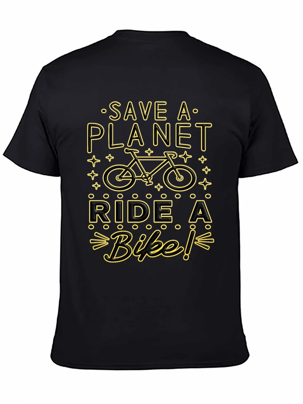 Save the Planet Ride a Bike Graphic Tee product image 4