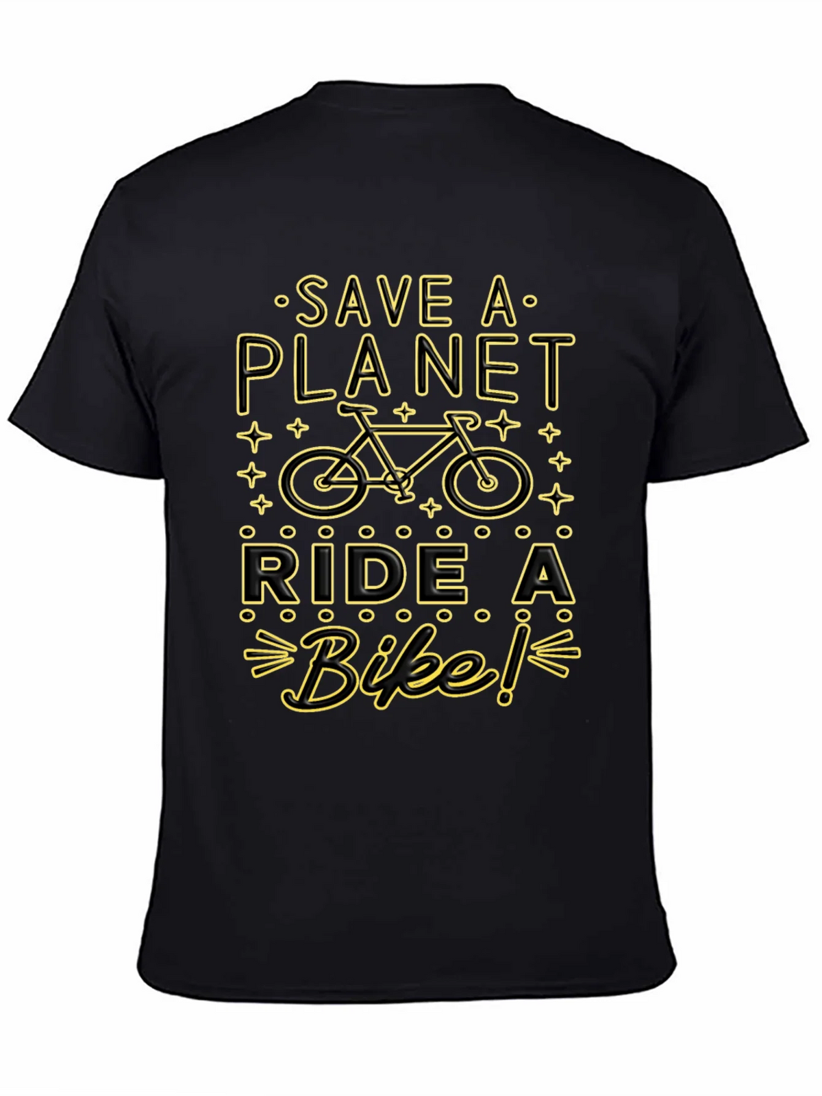 Save the Planet Ride a Bike Graphic Tee product image 4