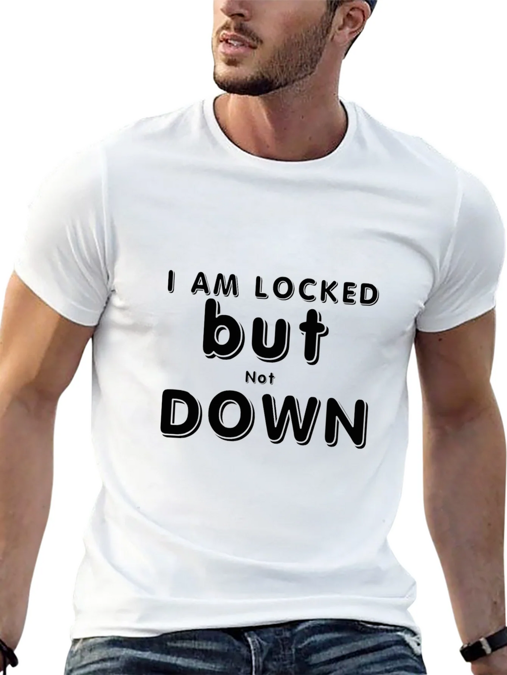 Locked But Not Down Graphic Tee product image 12