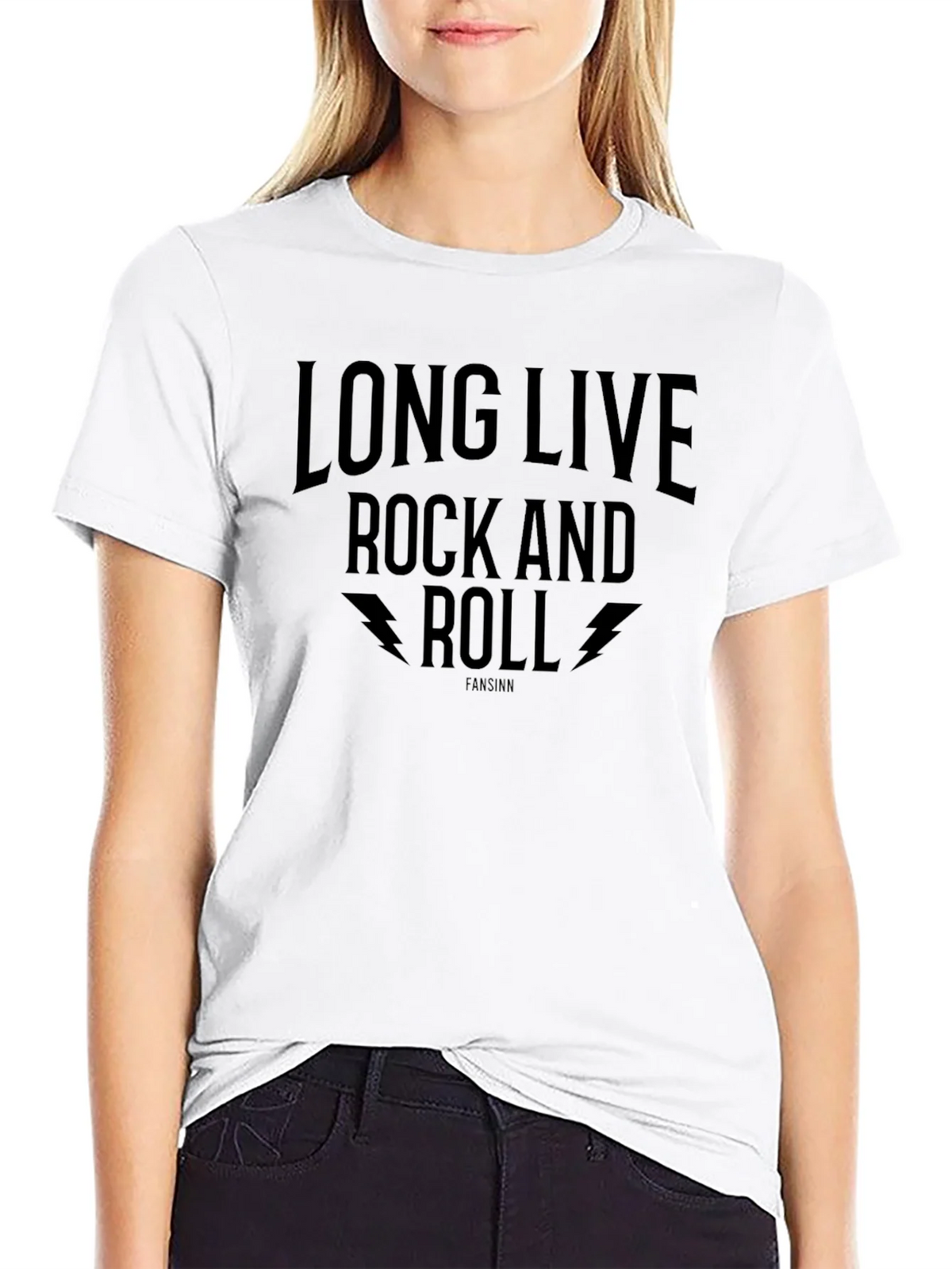 Long Live Rock and Roll Black T-Shirt product image 7