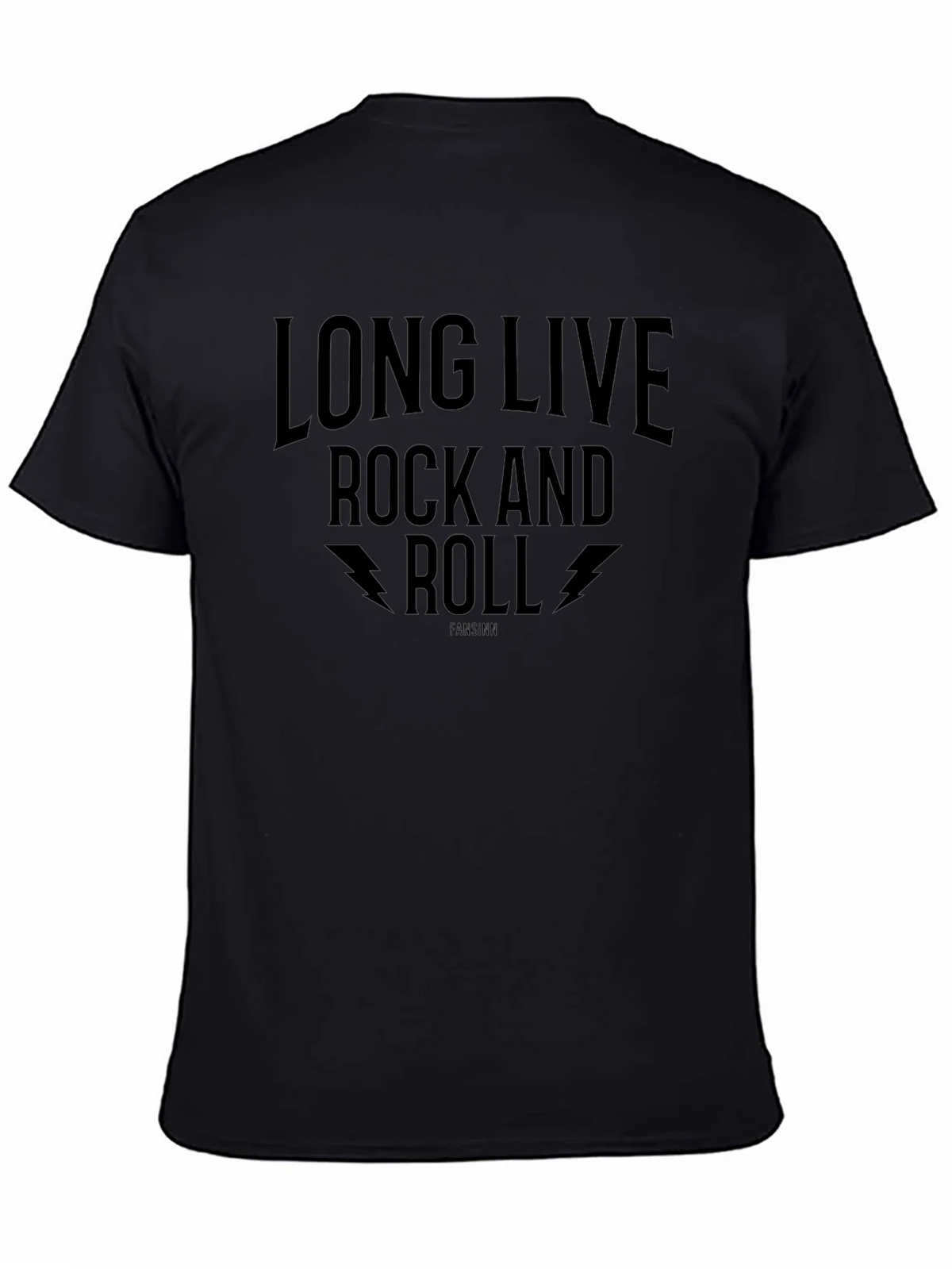 Long Live Rock and Roll Black T-Shirt product image 4