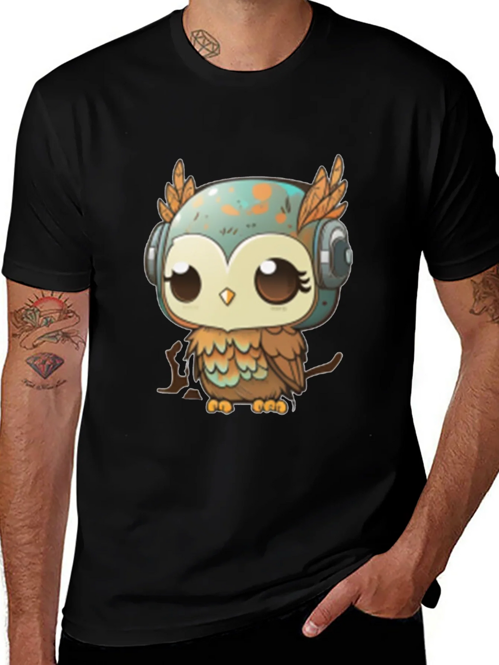 Cartoon Owl T-Shirt - Cute & Stylish Design product image 1