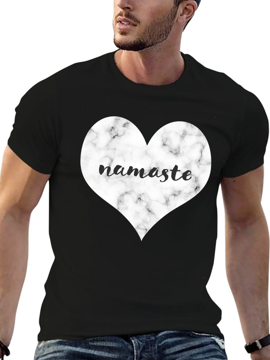 Namaste Heart Graphic Tee product image 6