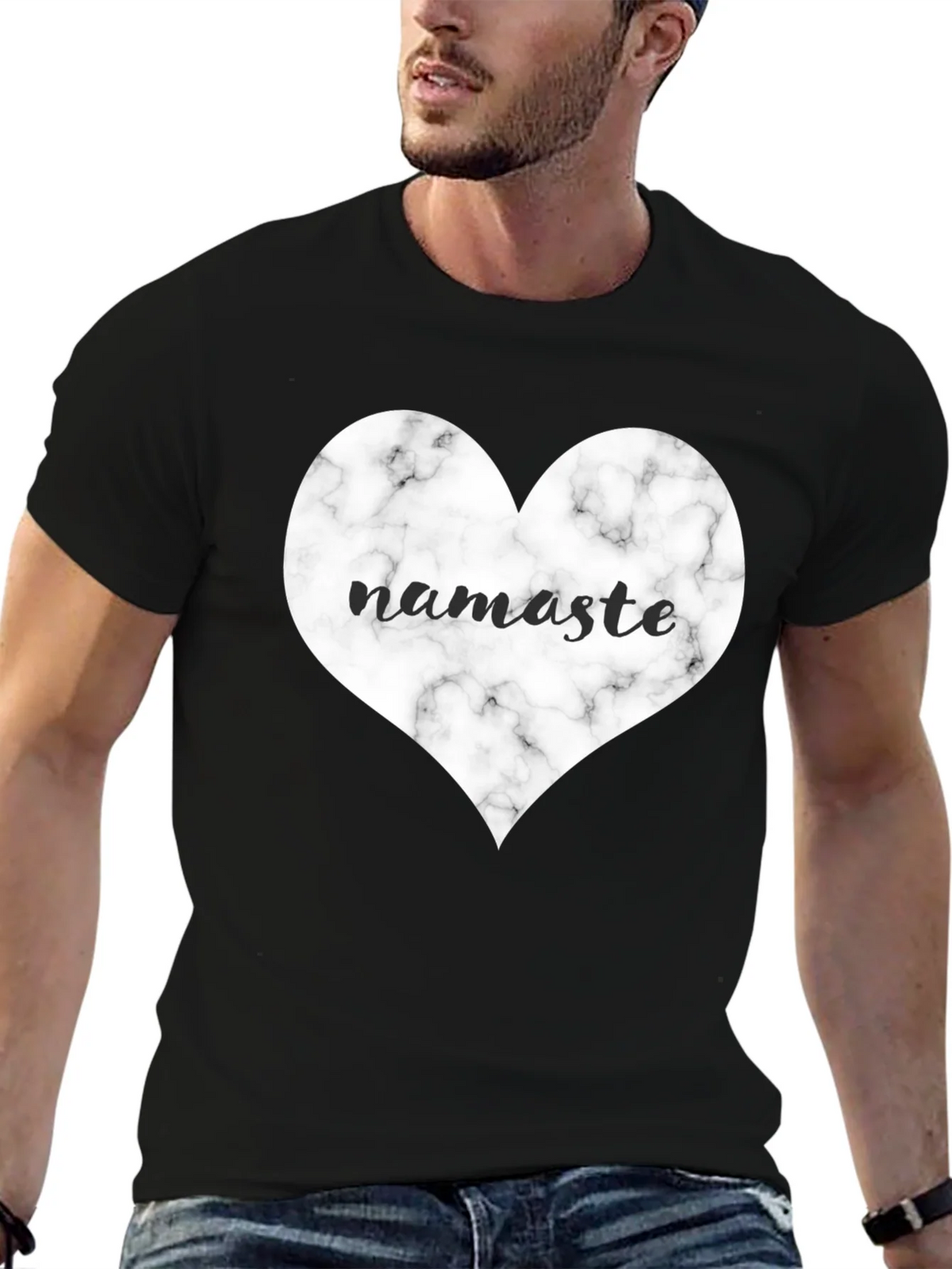 Namaste Heart Graphic Tee product image 6