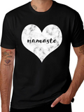 Namaste Heart Graphic Tee product image 1