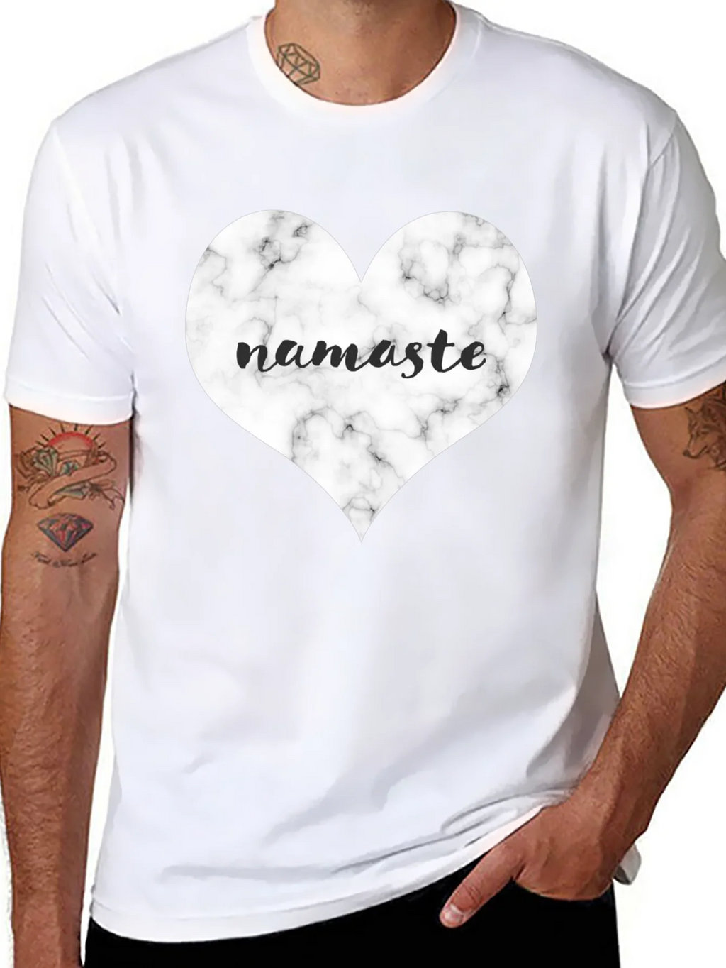 Namaste Heart Graphic Tee product image 7