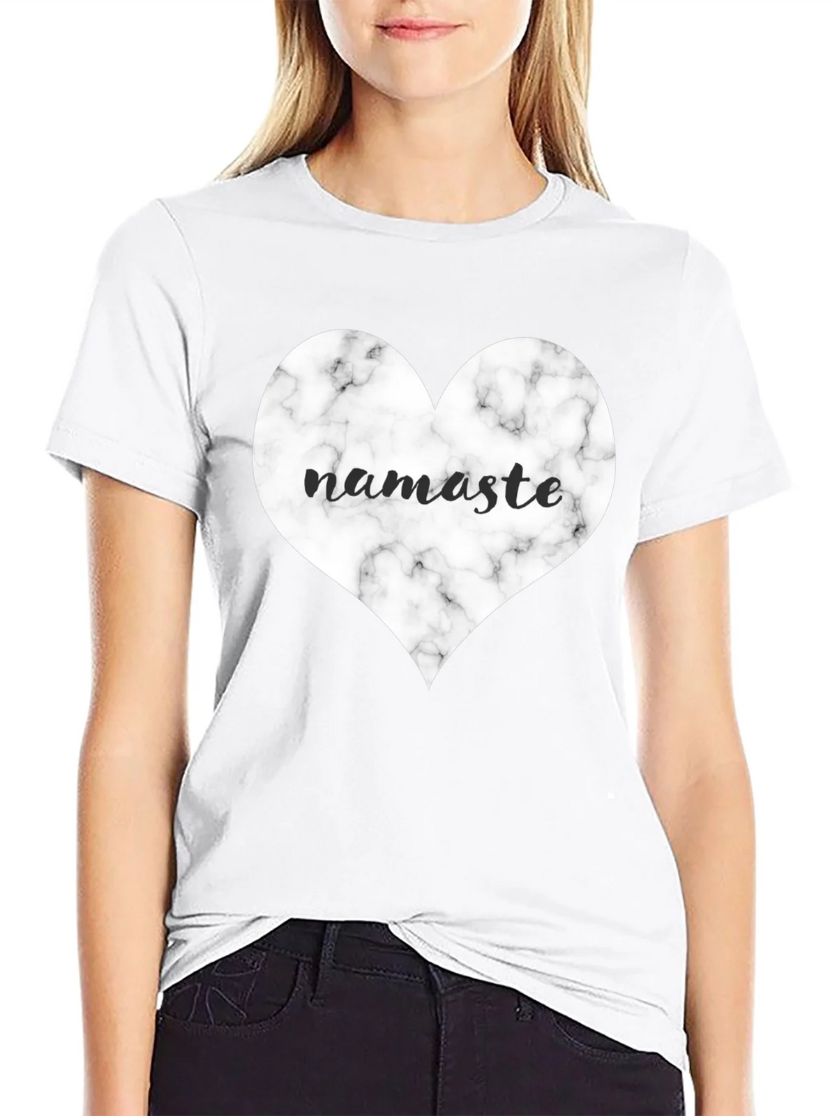 Namaste Heart Graphic Tee product image 8