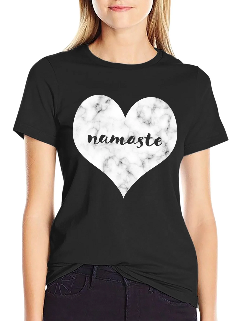 Namaste Heart Graphic Tee product image 2