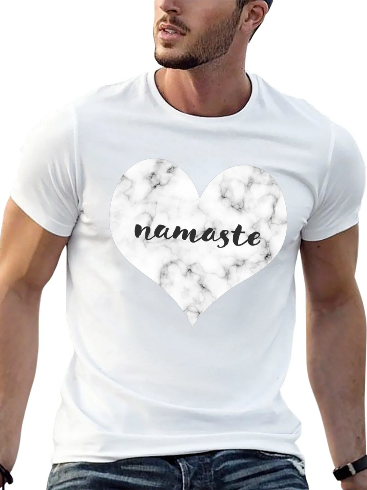 Namaste Heart Graphic Tee product image 12