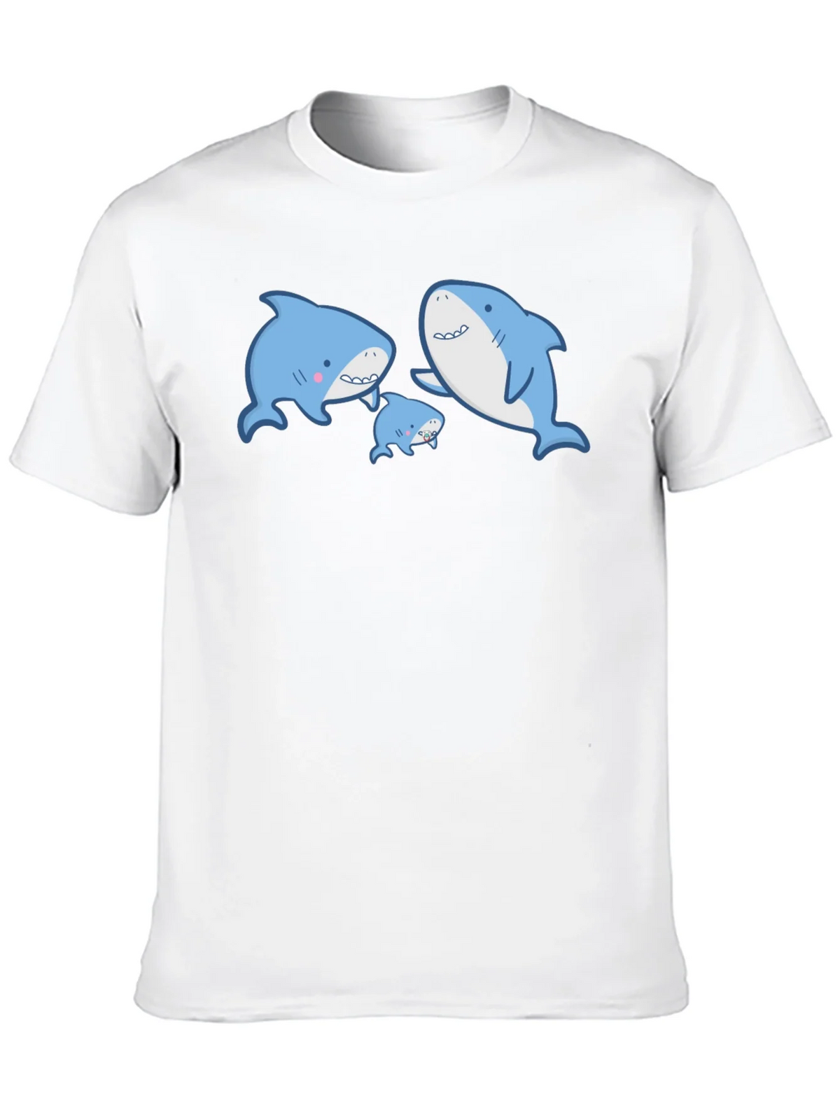 Cute Shark Family Graphic T-Shirt product image 9