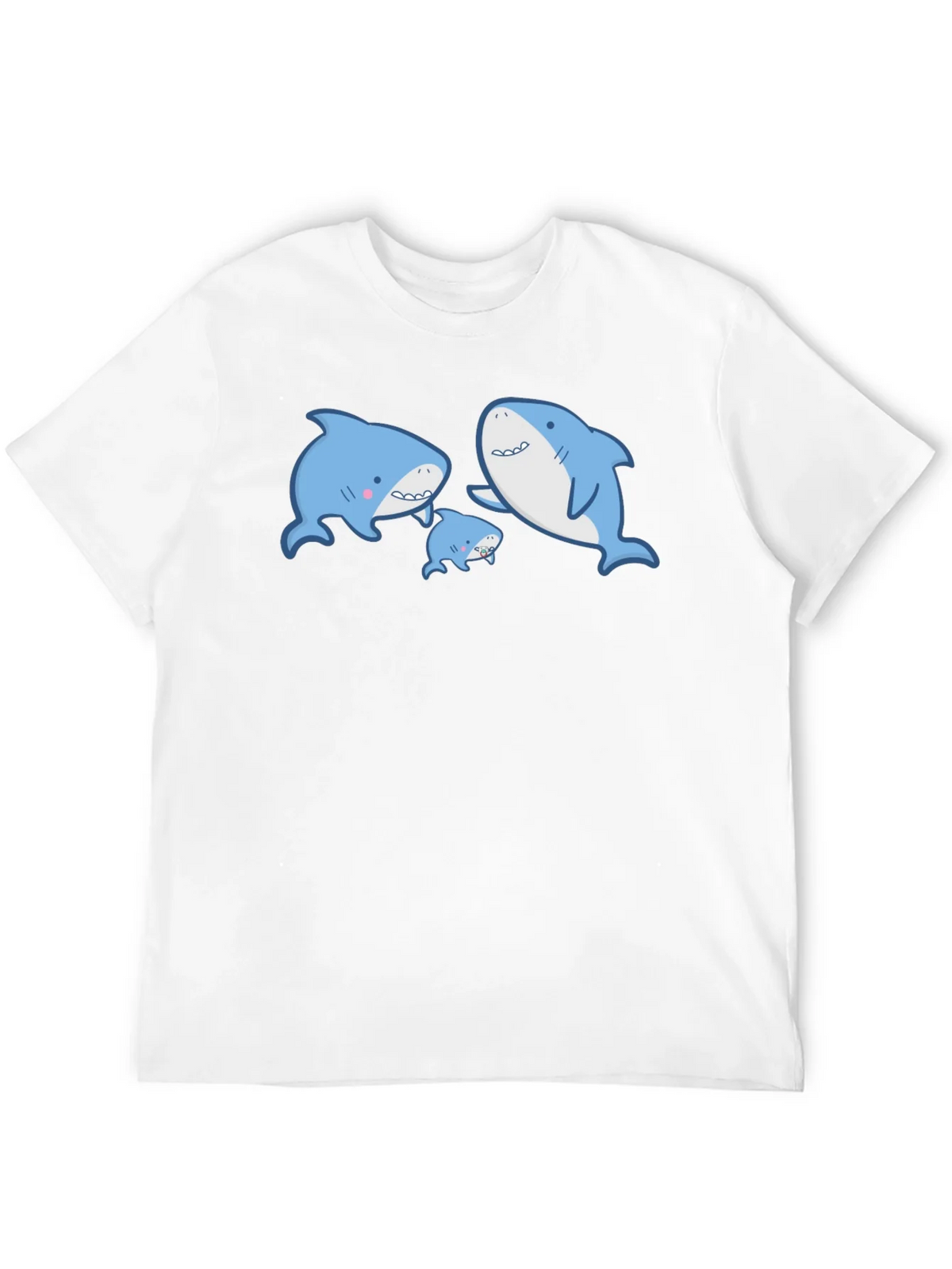 Cute Shark Family Graphic T-Shirt product image 11