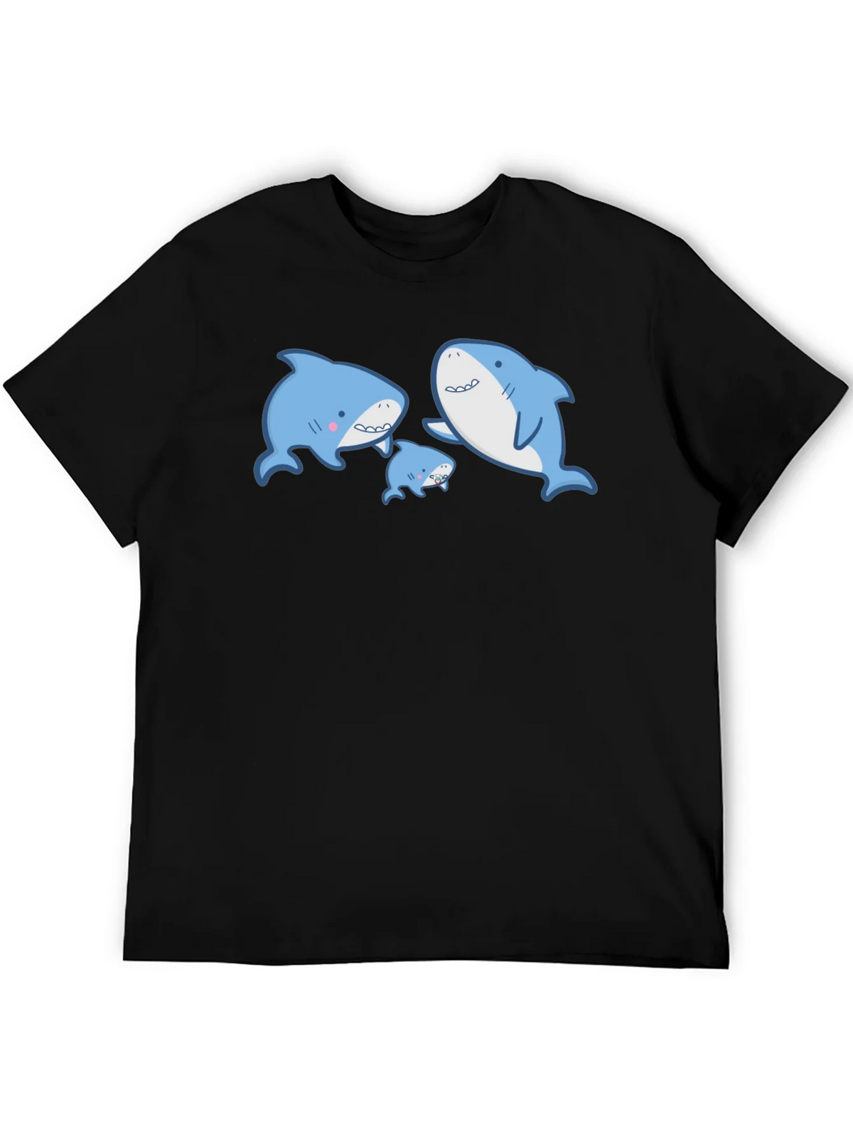 Cute Shark Family Graphic T-Shirt product image 5