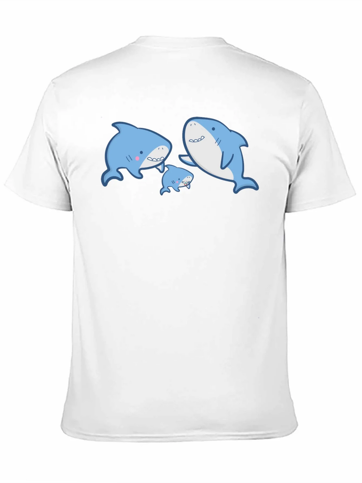 Cute Shark Family Graphic T-Shirt product image 10