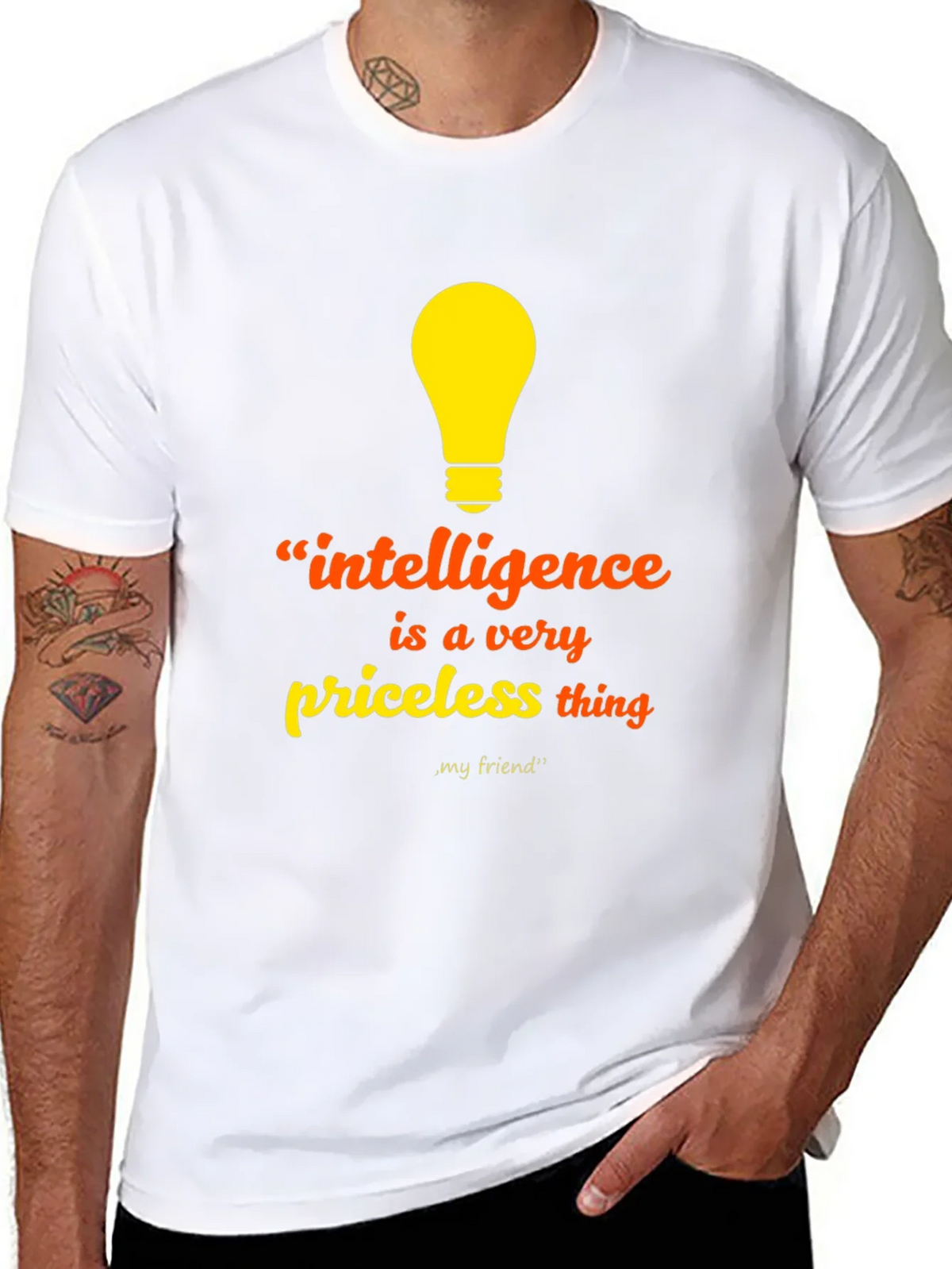 Intelligence Priceless Thing T-Shirt - Unisex product image 7