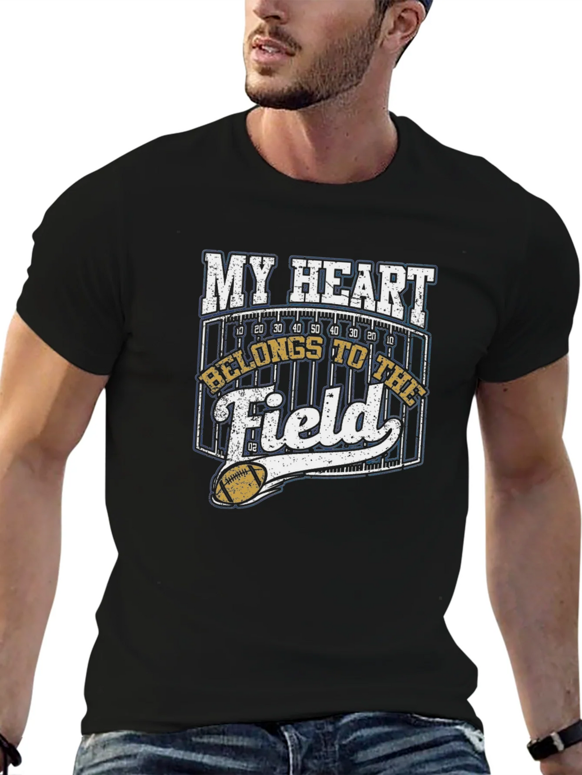 My Heart Belongs to the Field T-Shirt product image 6