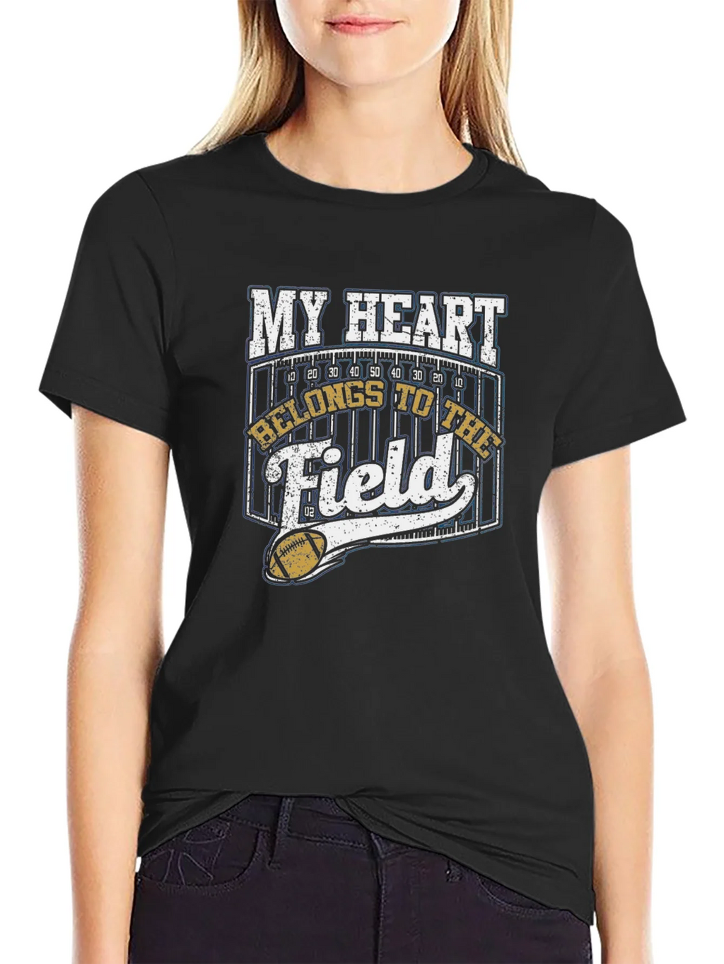 My Heart Belongs to the Field T-Shirt product image 2