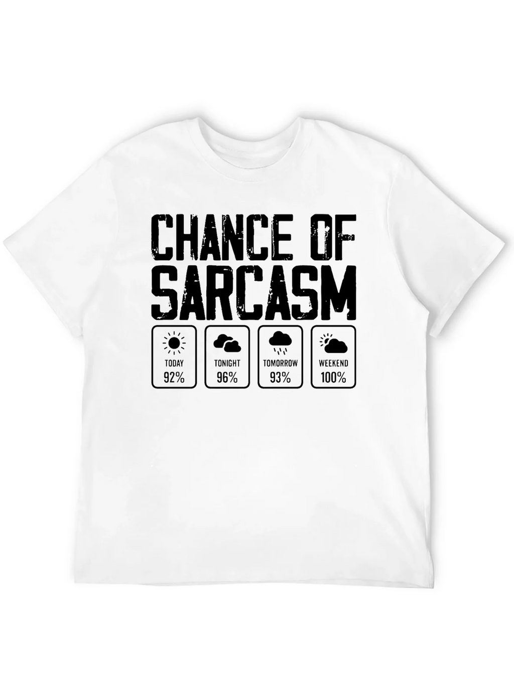 Sarcasm Weather Report Graphic Novelty T-Shirt product image 11