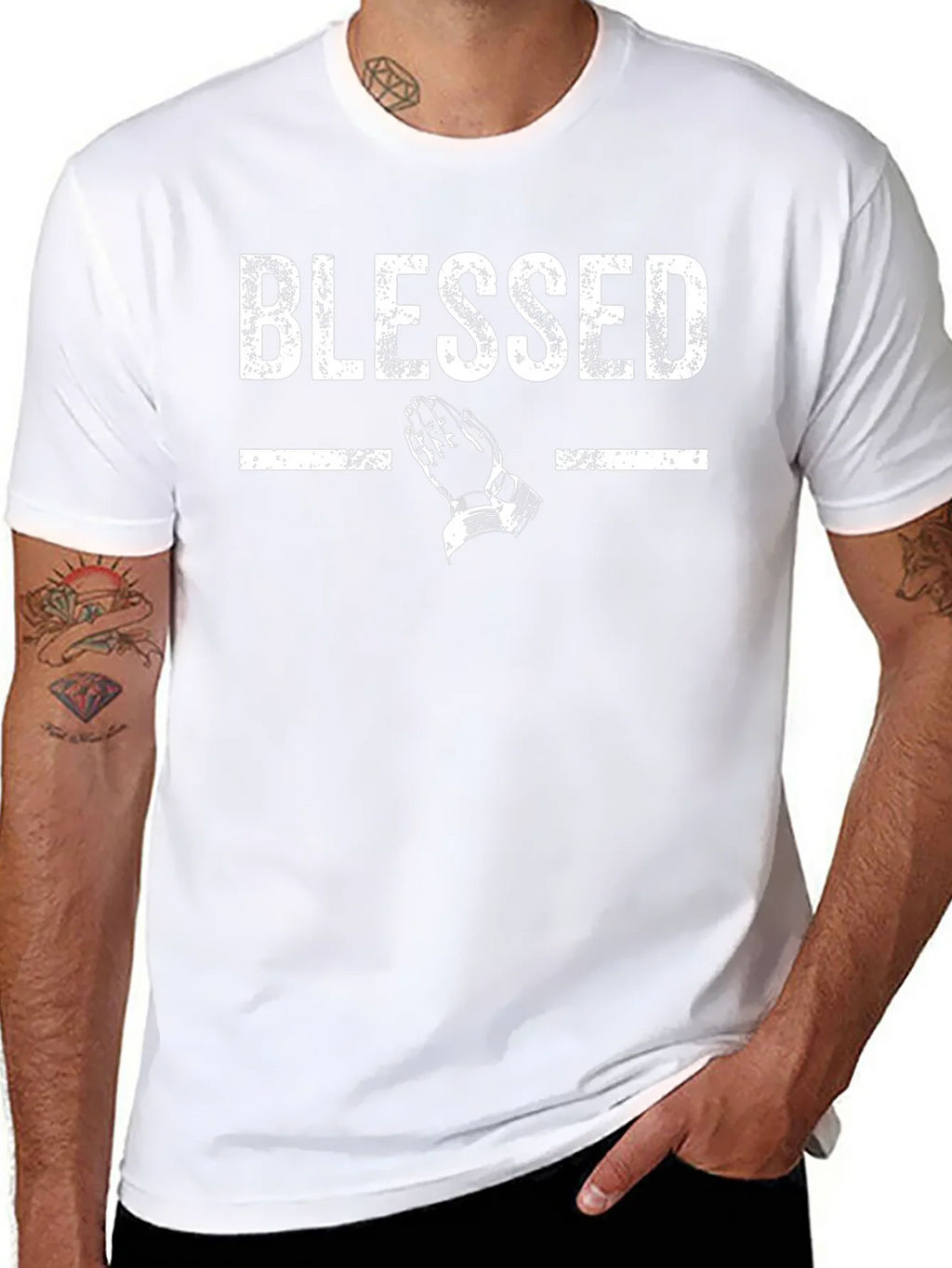 Blessed Graphic Tee - Stylish Religious T-Shirt product image 7
