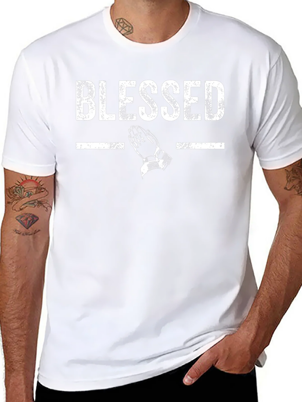 Blessed Graphic Tee - Stylish Religious T-Shirt product image 7