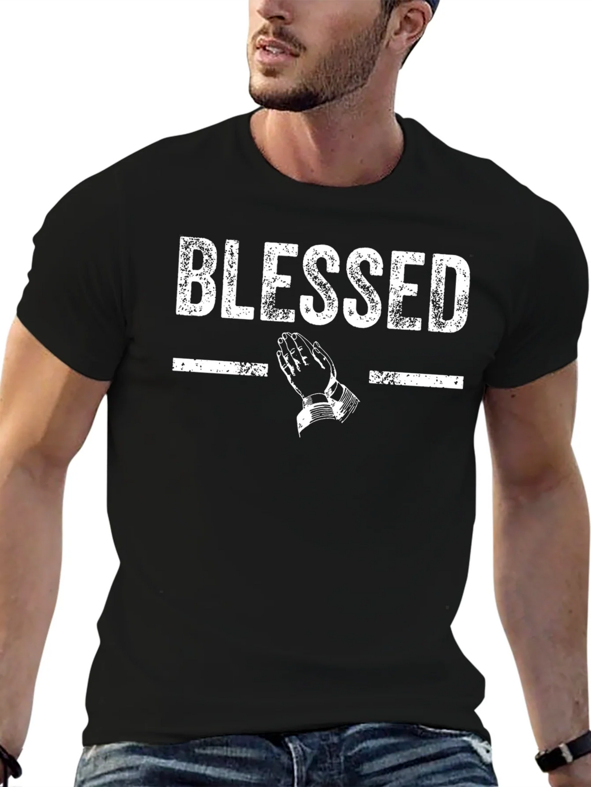 Blessed Graphic Tee - Stylish Religious T-Shirt product image 6