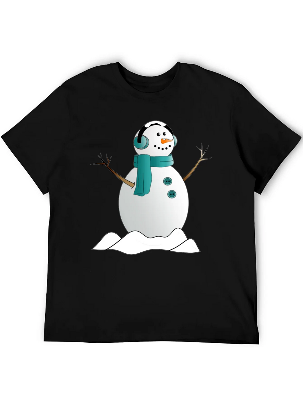 Snowman Graphic Tee - Winter Holiday Shirt product image 5