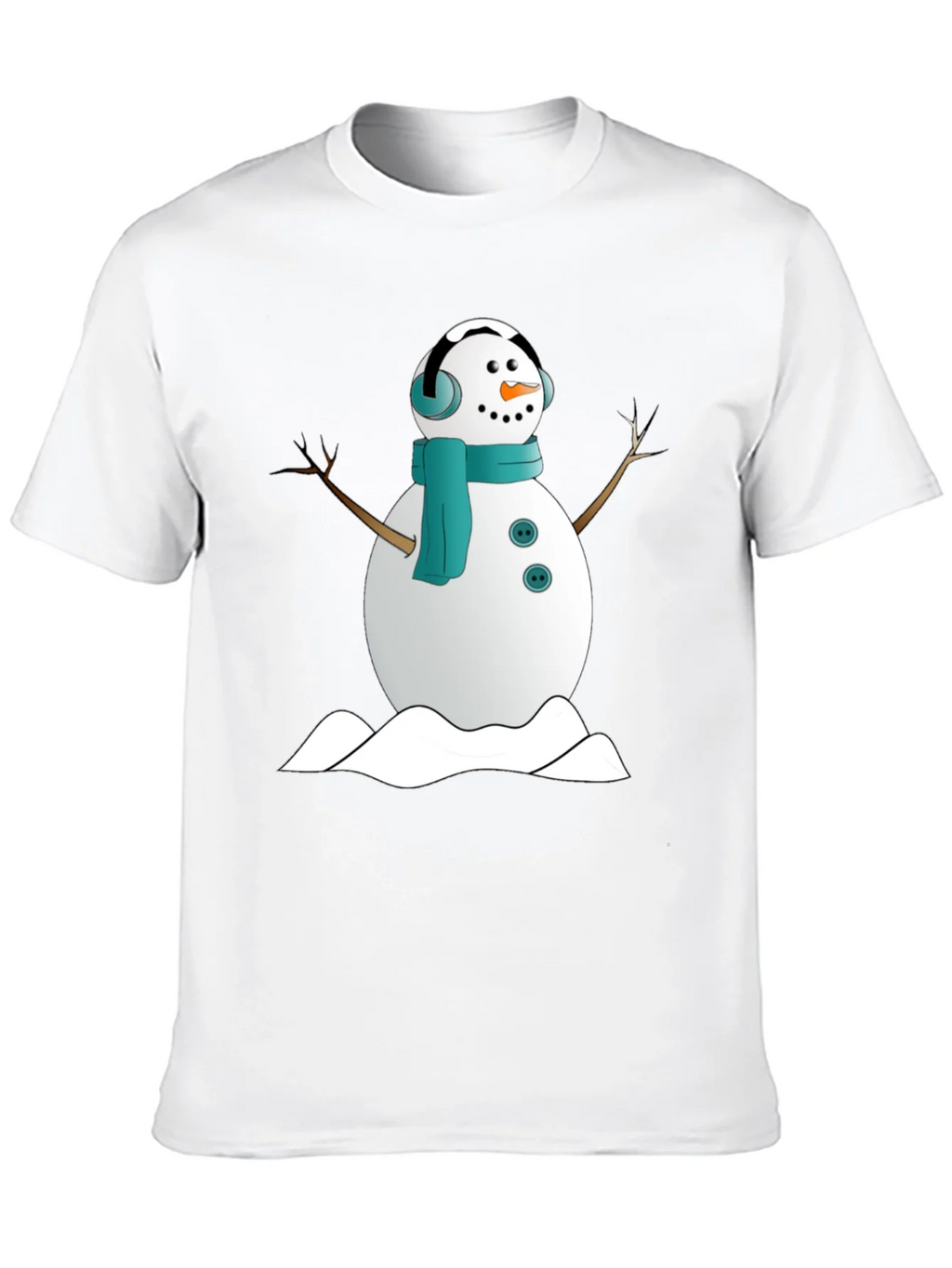 Snowman Graphic Tee - Winter Holiday Shirt product image 9