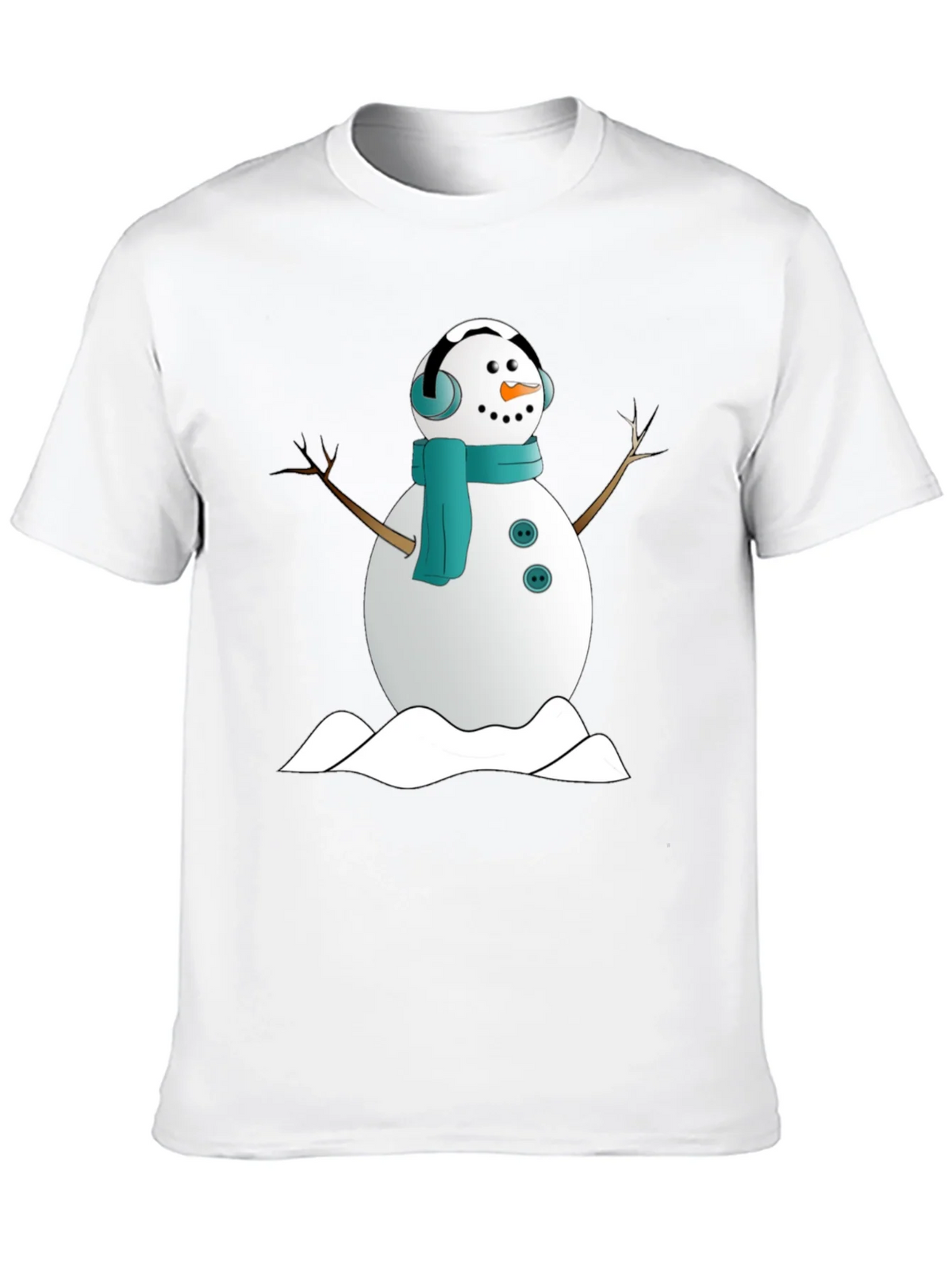 Snowman Graphic Tee - Winter Holiday Shirt product image 9