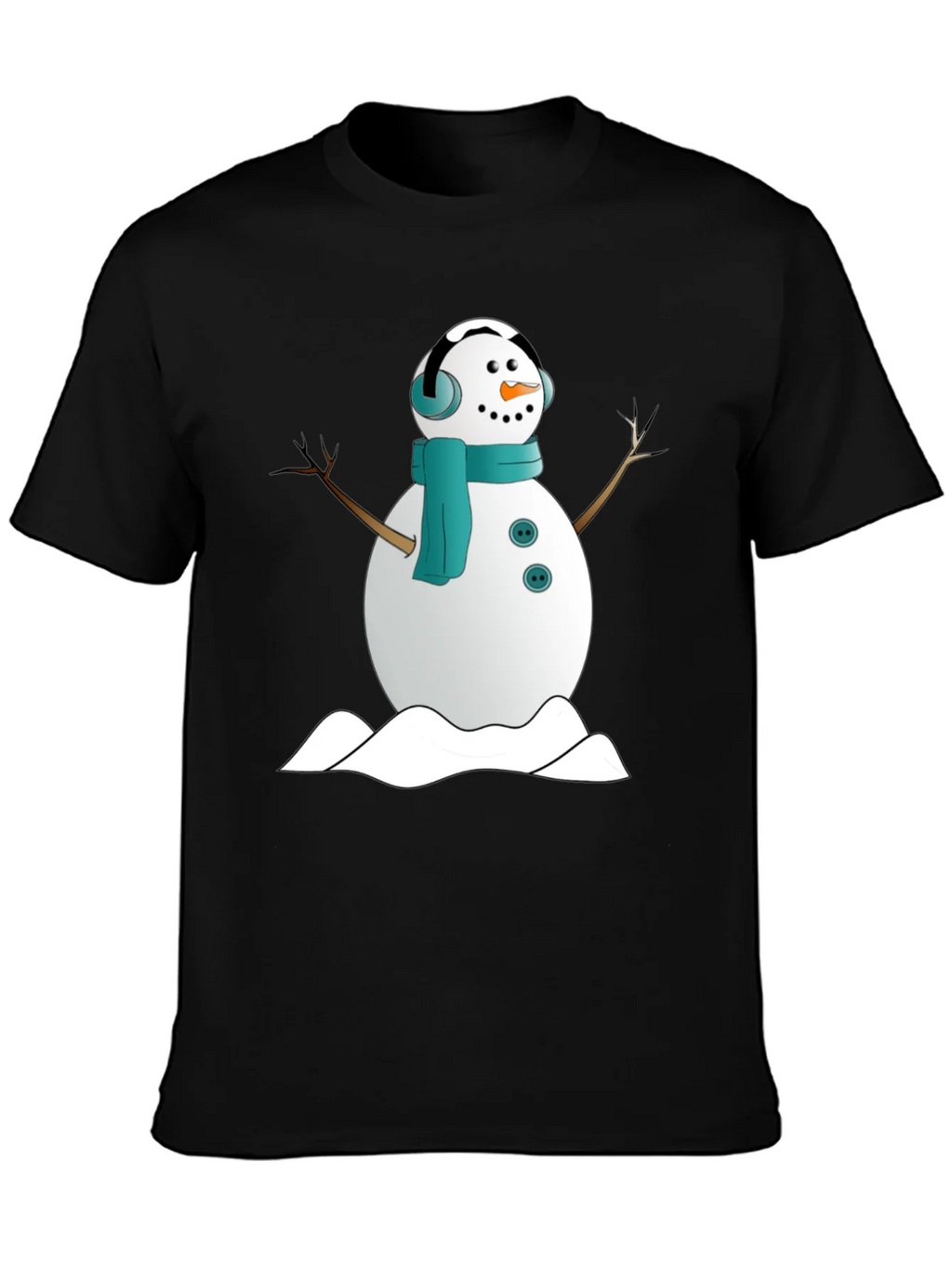 Snowman Graphic Tee - Winter Holiday Shirt product image 3