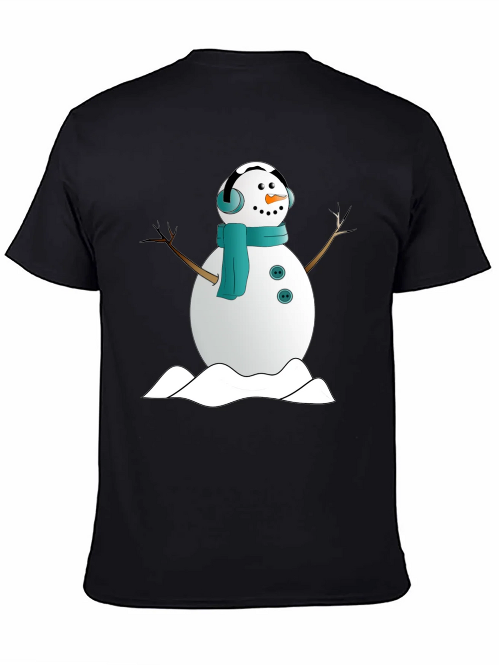 Snowman Graphic Tee - Winter Holiday Shirt product image 4
