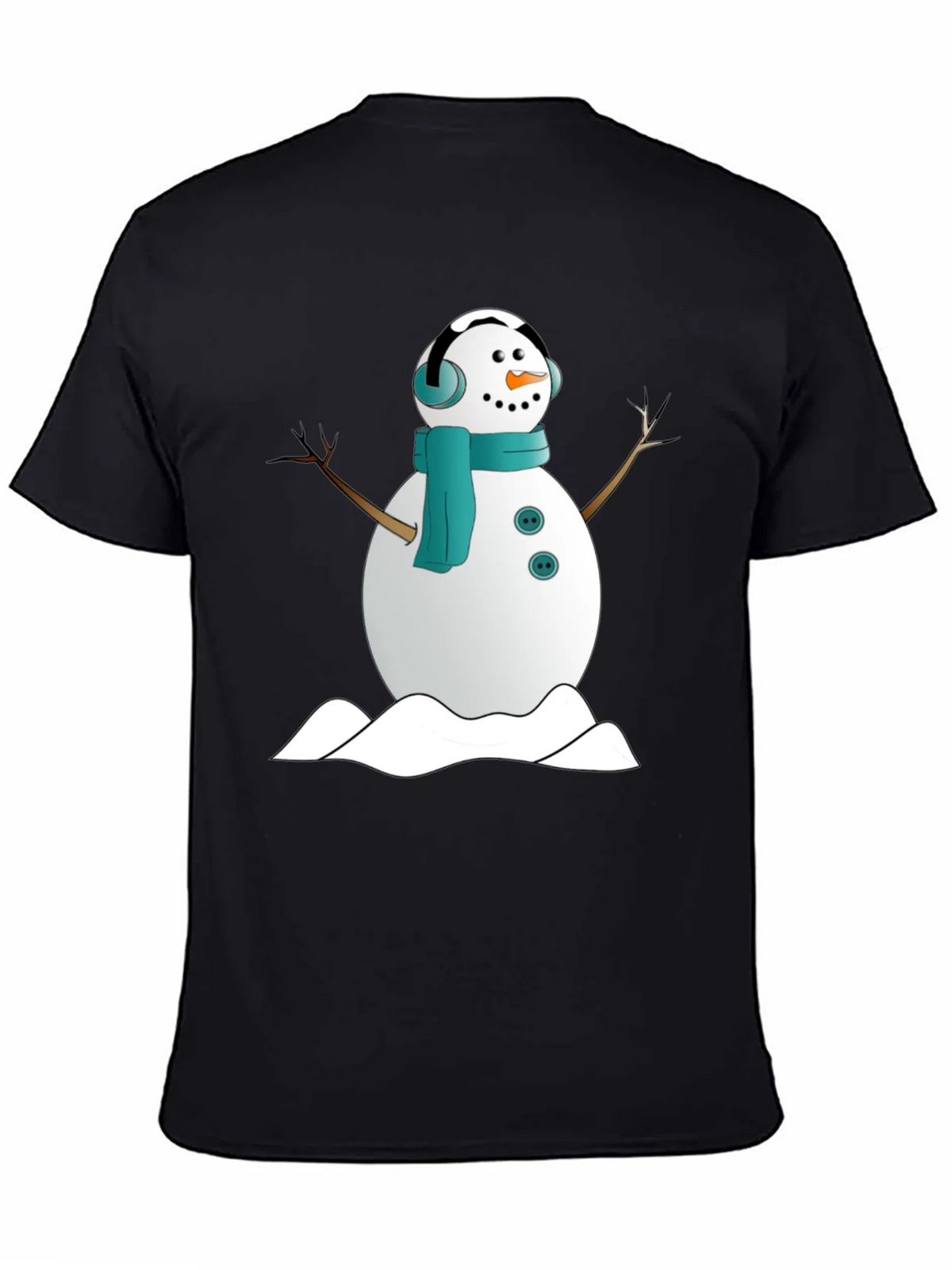 Snowman Graphic Tee - Winter Holiday Shirt product image 4