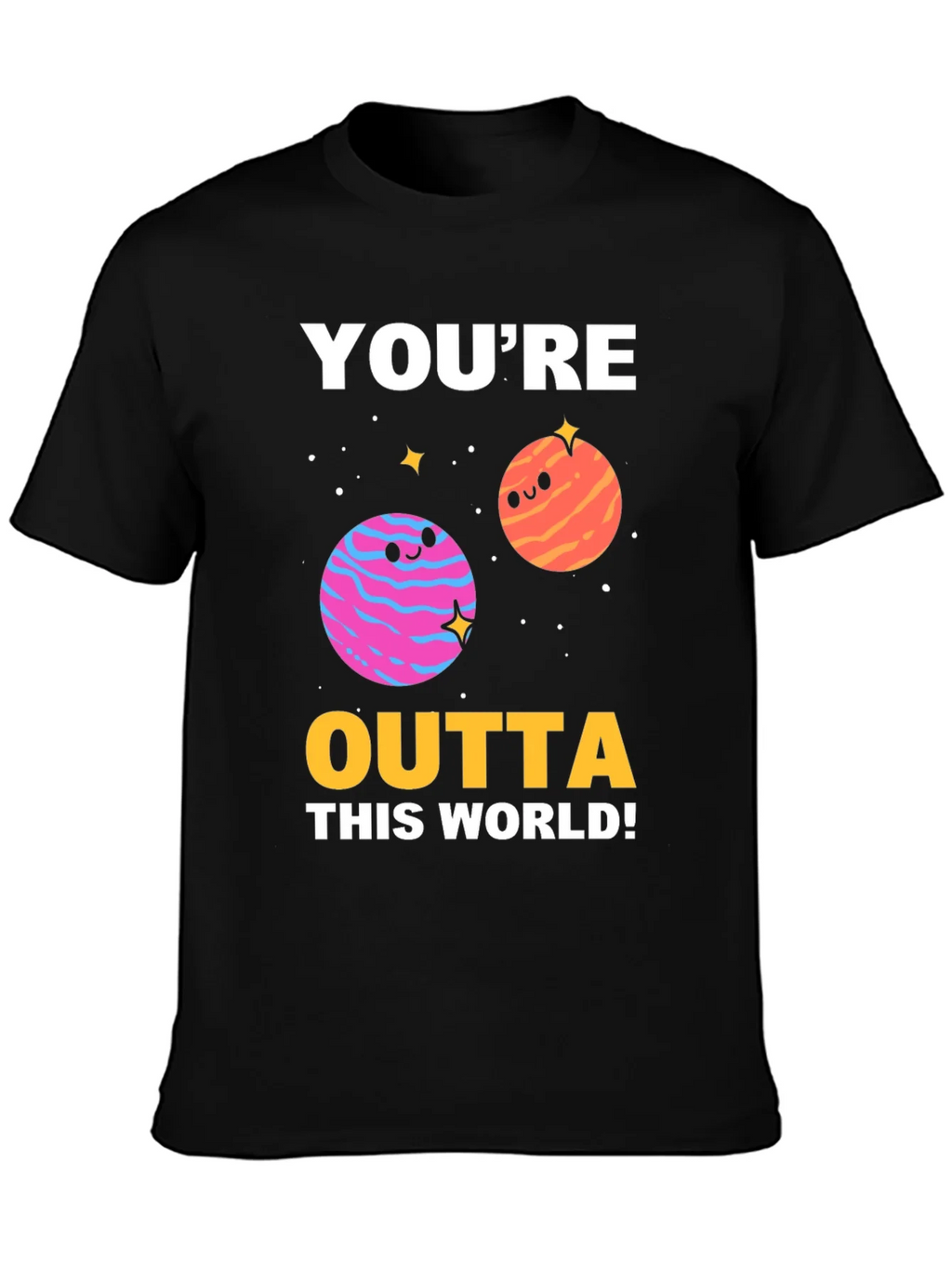 Outta This World Graphic T-Shirt - Space Planets Tee product image 3