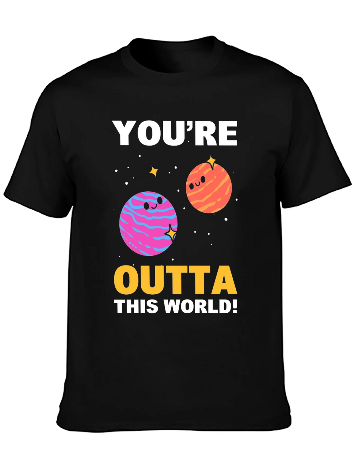 Outta This World Graphic T-Shirt - Space Planets Tee product image 3