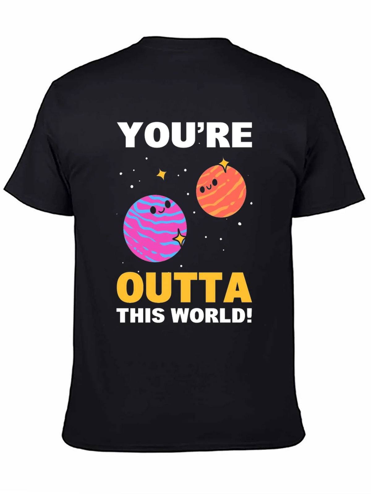 Outta This World Graphic T-Shirt - Space Planets Tee product image 4