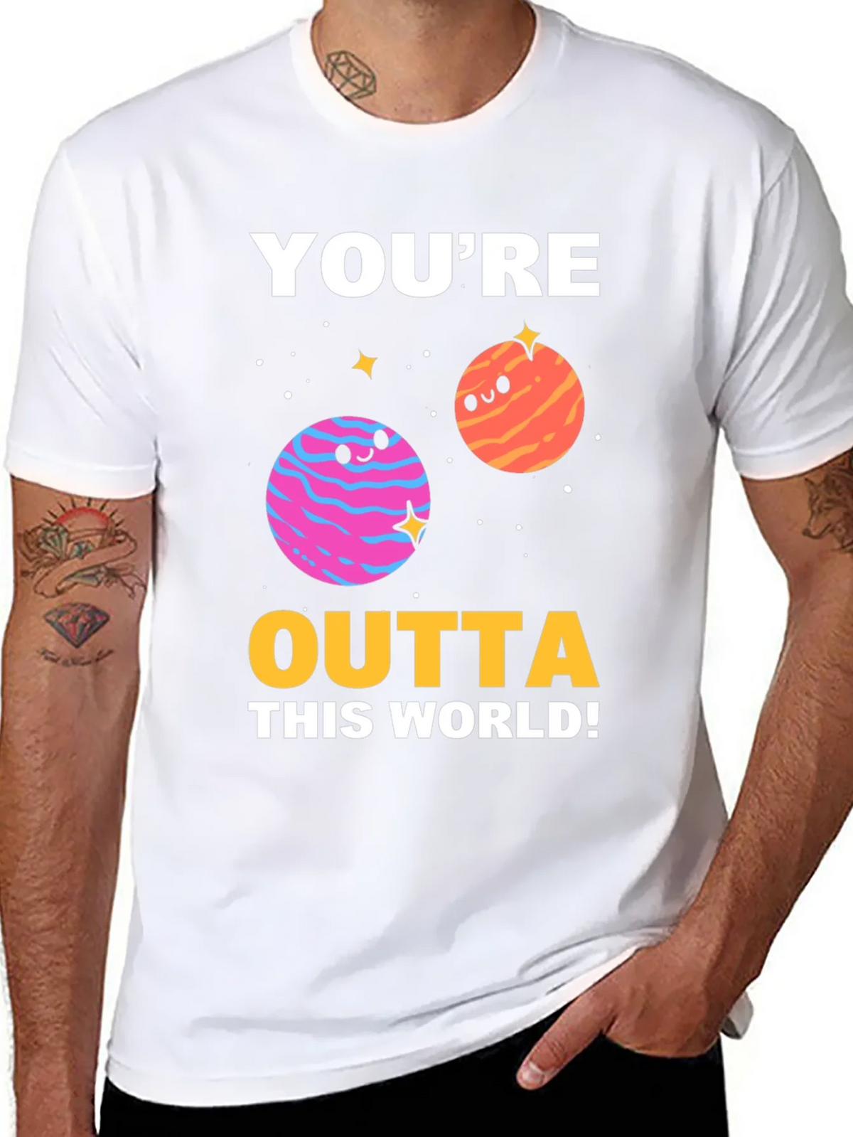 Outta This World Graphic T-Shirt - Space Planets Tee product image 7
