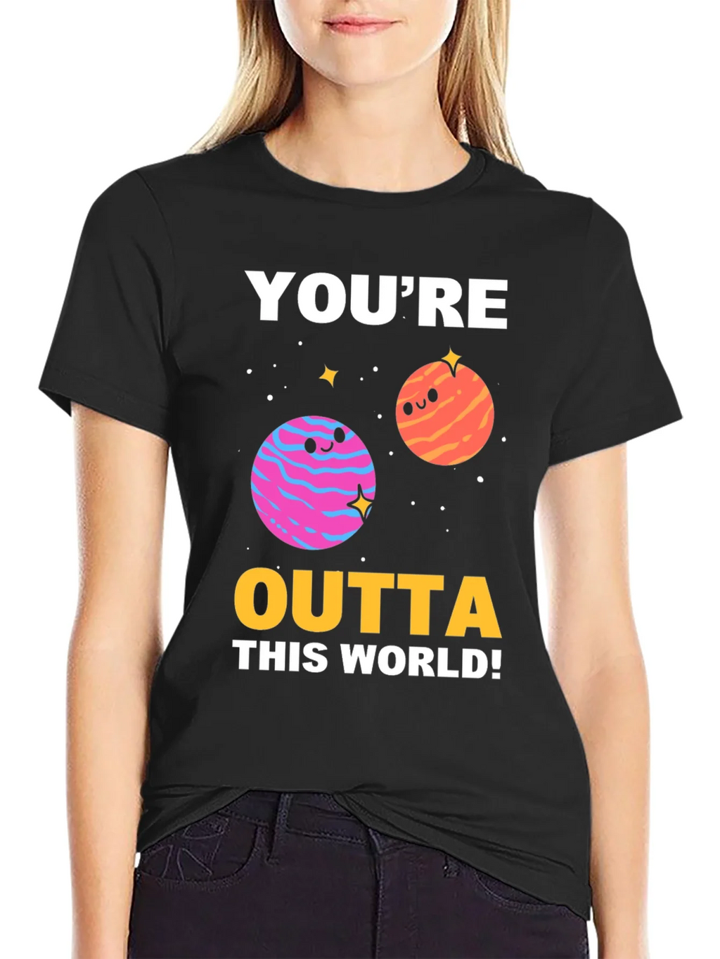 Outta This World Graphic T-Shirt - Space Planets Tee product image 2
