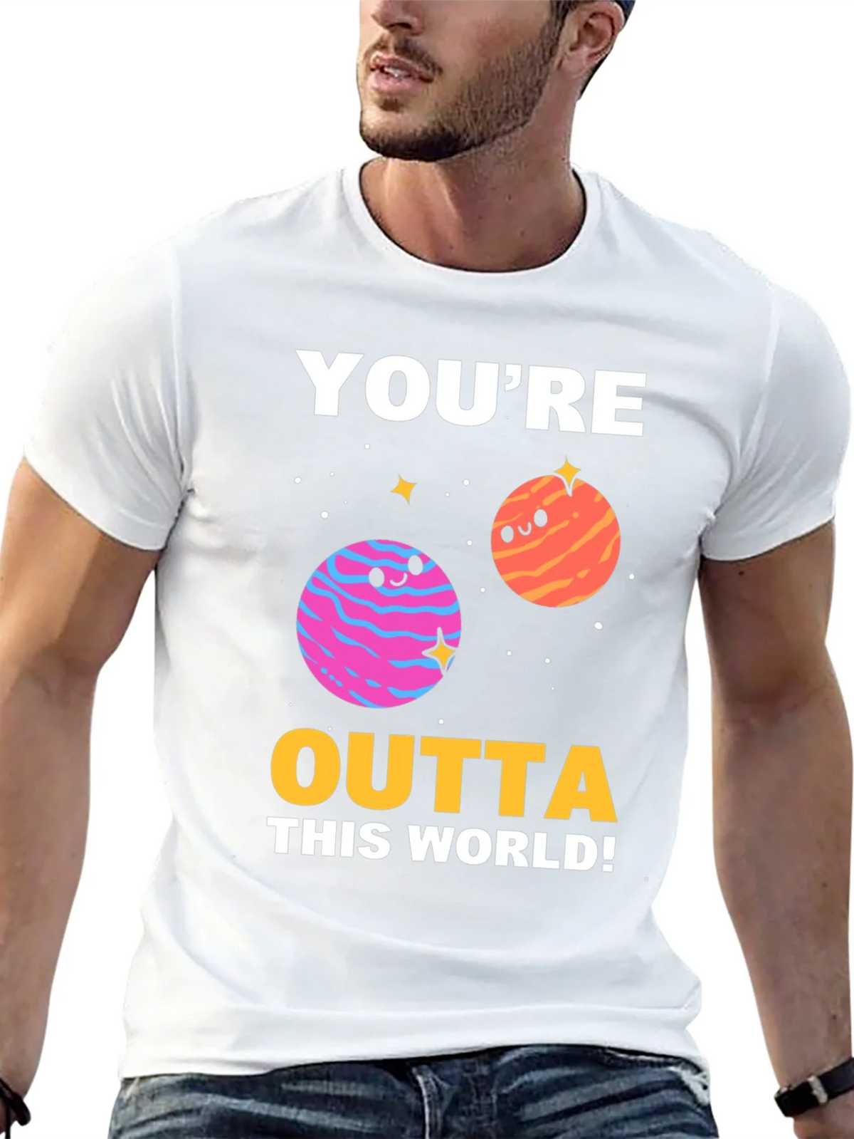 Outta This World Graphic T-Shirt - Space Planets Tee product image 12