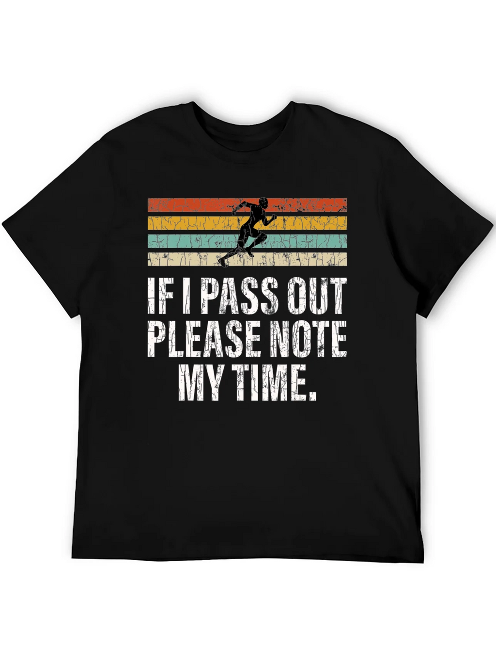 Funny Runners Tee: If I Pass Out Note My Time product image 5