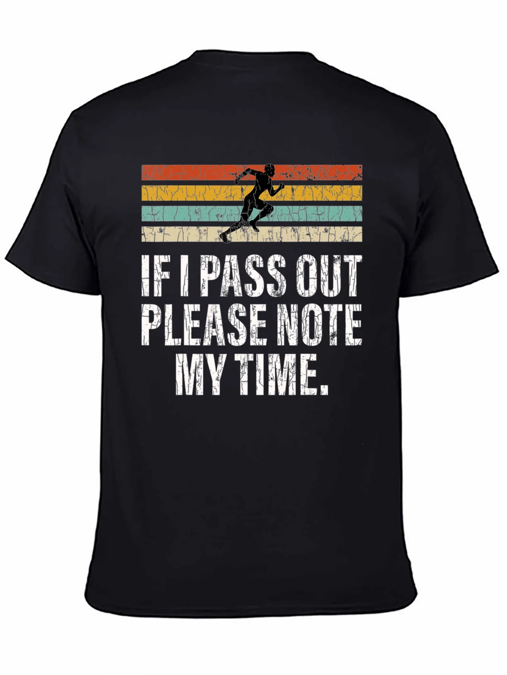 Funny Runners Tee: If I Pass Out Note My Time product image 4